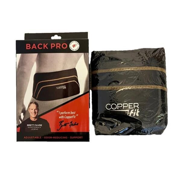 Copper Fit Back Support Brace Infused Neoprene Lumbar Lower Back 28¨to 39¨ S/M - Picture 1 of 8
